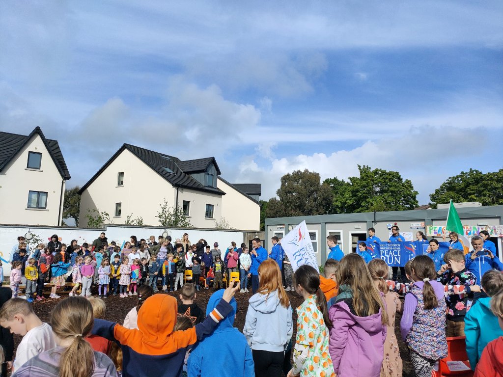 We were delighted to welcome  <a href="/ThePeaceRun/">Peace Run</a> to Riverview this morning!  The world's longest relay for peace. Peace is our value of the month for May!