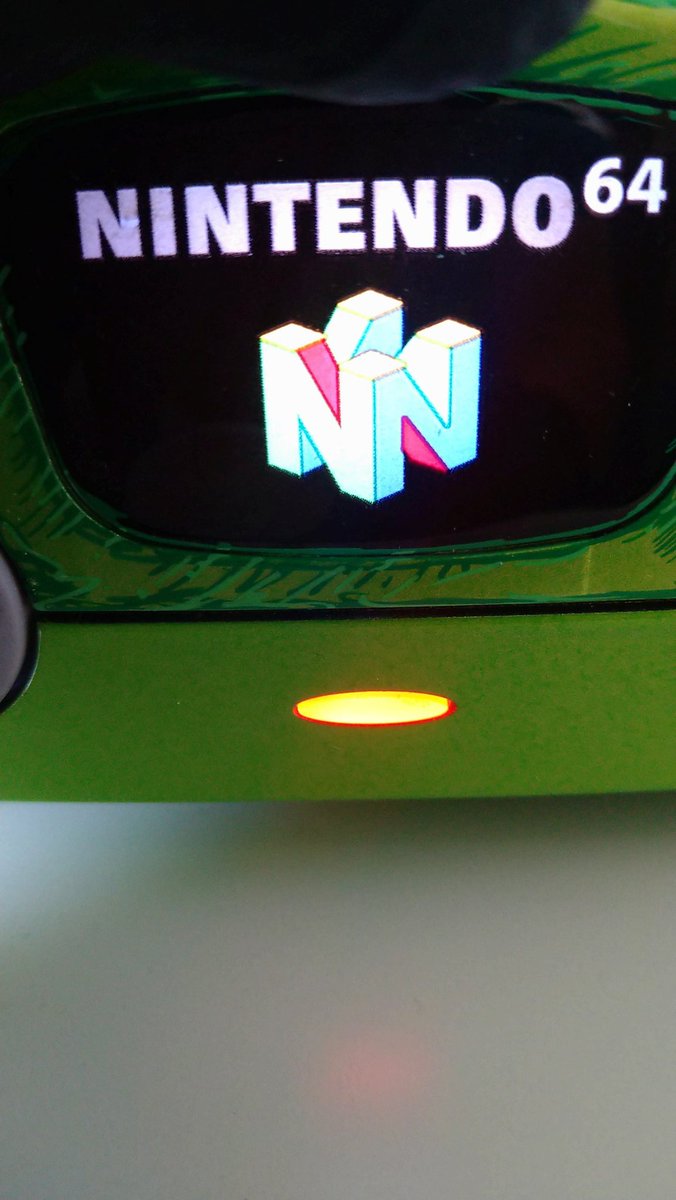 Raw_Talent81's tweet photo. HDMI N64 console
Kawasaki Green+ Gold Pearl 
#64hd #hdmimod #N64 #custommade 
@GameboxSystems https://t.co/kKCNDKEGzR