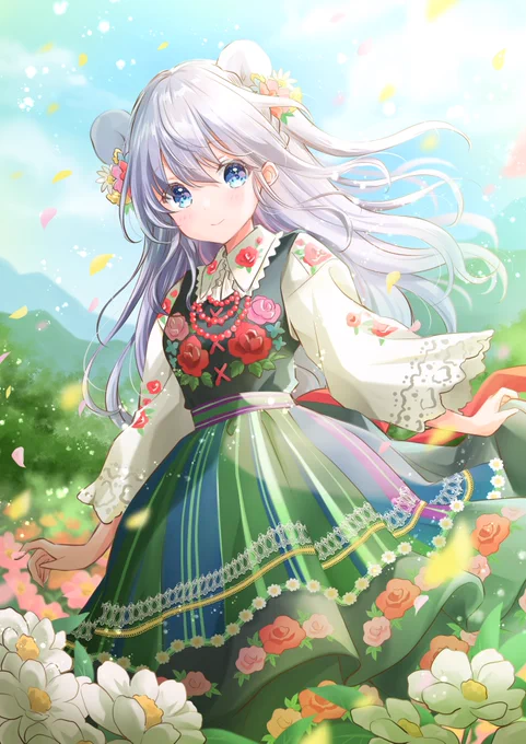  #Skeb #あおいろぱれっと #白瀬あおい