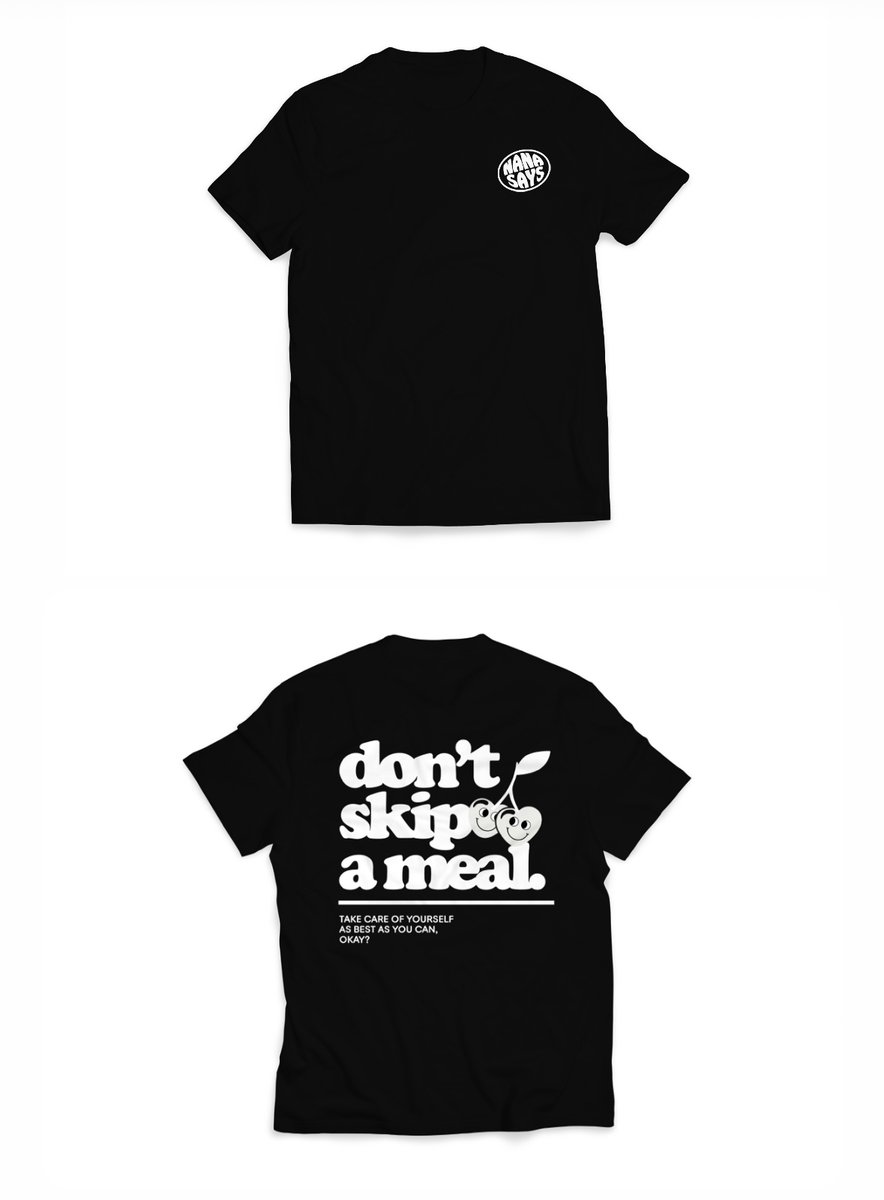 taeecart's tweet photo. wts lfb ph

.◜◡◝ jaemin don't skip a meal shirt 'nana says'

↳ price range: ₱350-390
↳ sizes: small - 3xl (can request sizes)
↳ production time: ~2 weeks
↳ more details in the form

order form: https://t.co/ztj3xldNbD

for intl GOs, dm me :) https://t.co/ceRpzeXPa3