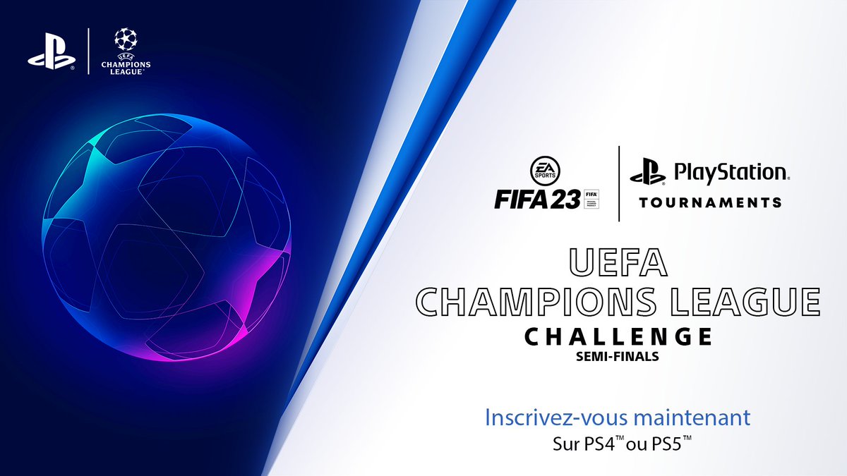 Tentez de gagner un voyage pour assister à la finale de la Ligue des Champions à Istanbul !

Inscrivez-vous dès maintenant sur votre PS5 ou PS4 et tentez de gagner 2 billets : bit.ly/3JWOBPf