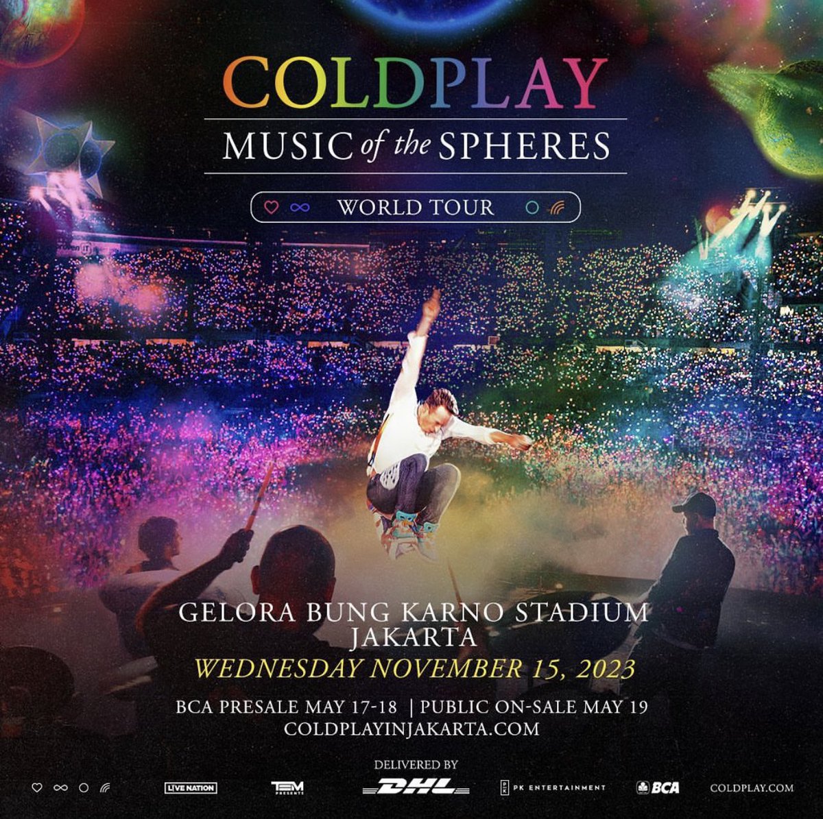 SEI OPEN BOOKING SLOT PRIORITY 

JASTIP TIKET COLDPLAY : MUSIC of the SPHERES

📍 GELORA BUNG KARNO STADIUM JAKARTA
🗓️ WEDNESDAY NOVEMBER 15, 2023
📌 LIMITED SLOT

• Fee JASTIP :

💸 Booking fee 50.000 idr
💸 BCA | MANDIRI | E-WALLET ✅

• GC Whatsapp 
• Gform @ dm