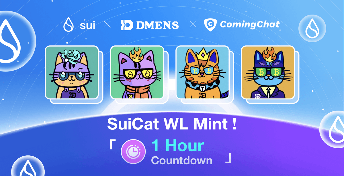 ComingChatApp's tweet photo. ⏳1 Hour, the best chance for you to become shareholders of #DMens.
🔗https://t.co/OqEbEKGbiW https://t.co/S9iVbwsTwG