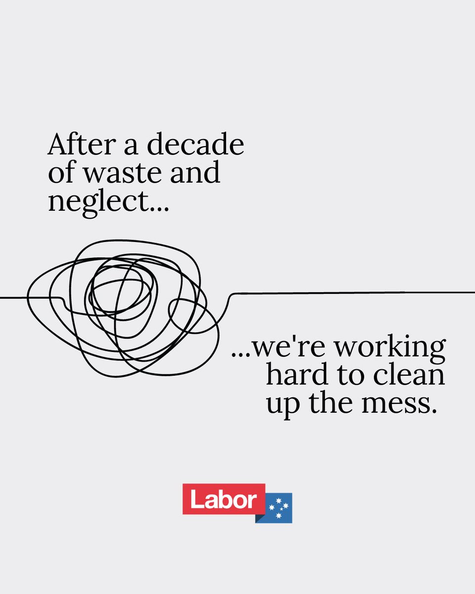 SenatorWong's tweet photo. The Liberals left a Budget mess, full of unfunded measures, that we're working hard to clean up. 

The Albanese Government has been methodically working through measures to find all of the programs where funding was set to end without warning. https://t.co/U7Vl0RPOCc