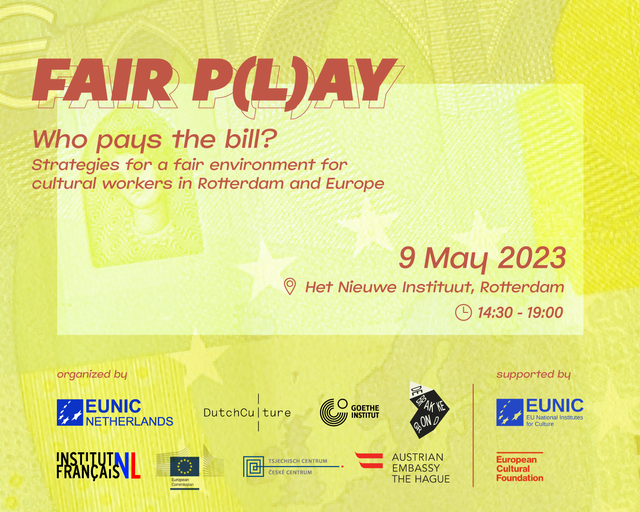 EUNIC_Global's tweet photo. Happy #EuropeDay! Join #EUNICNetherlands in exploring #FairMobility and fair funding in the cultural sector with talks and workshops as part of the FAIR P(L)AY cycle. Supported by the #EUNICClusterFund 2022 and @ECF_tweets
Find out more: https://t.co/H6Al5PKuGq https://t.co/IgAgxYEsV8