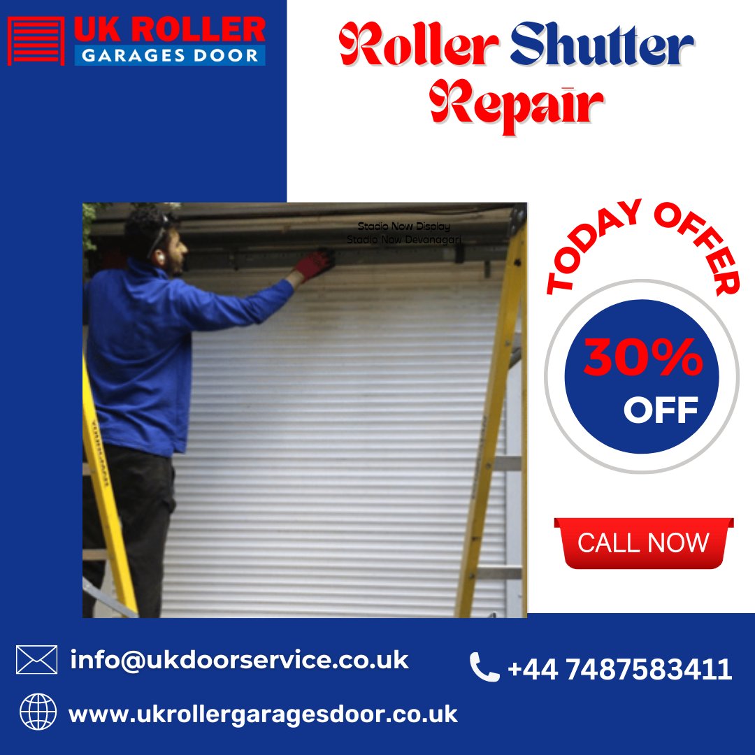ukrollerdoor's tweet image. oday only: 30% off all shutter repair services ! Secure your business with our expert service. Contact us now: +44 7487583411
Website: ukrollergaragesdoor.co.uk/roller-shutter…
Google My Business: g.page/r/CWNXgNuBMWZ6…
#ukrollergaragesdoor #rollershutterrepair #rollershutterservice #steelroller