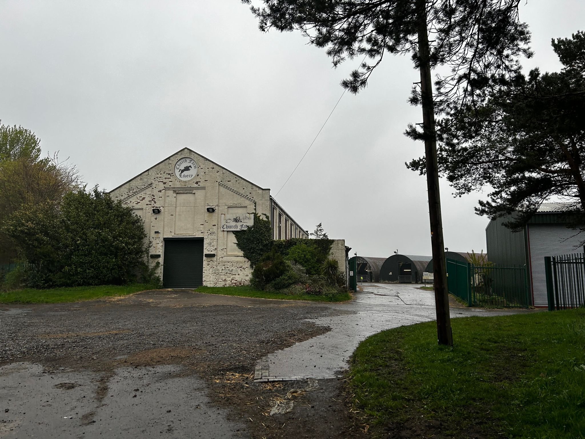 One of the surviving colliery buildings. 