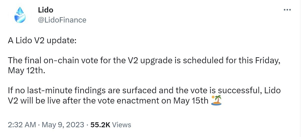 VuiQua61929's tweet photo. Sau nâng cấp, ~270.000 ETH sẵn sàng trong kho sẽ cho phép người dùng các yêu cầu rút ETH
- Các yêu cầu rút < 1000 ETH: mất ít hơn 1 ngày để hoàn thành (thời gian tiêu chuẩn là 2-6 ngày).
- Các yêu cầu rút > 100.000 ETH: dự kiến   sẽ mất hai tuần để hoàn thành. https://t.co/gAj4R918MO