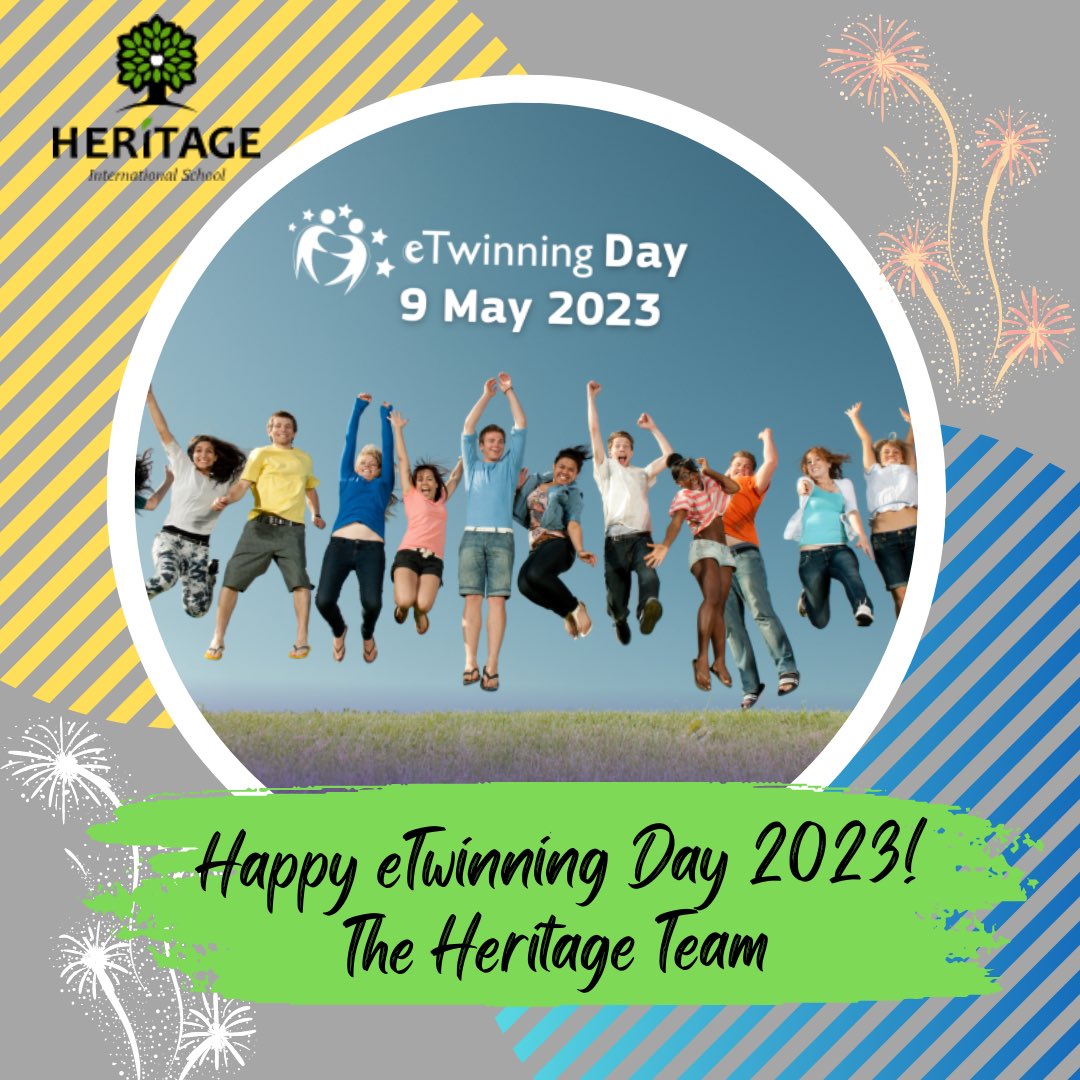 Happy #eTwinningDay 2023! 🎉🎉🎉 At Heritage International School, global collaboration&communication is one of our core values! We have been an #eTwinningSchool since 2020 &we believe Education comes hand in hand with innovation, every single day! @HIS_Moldova @eTwinningEurope