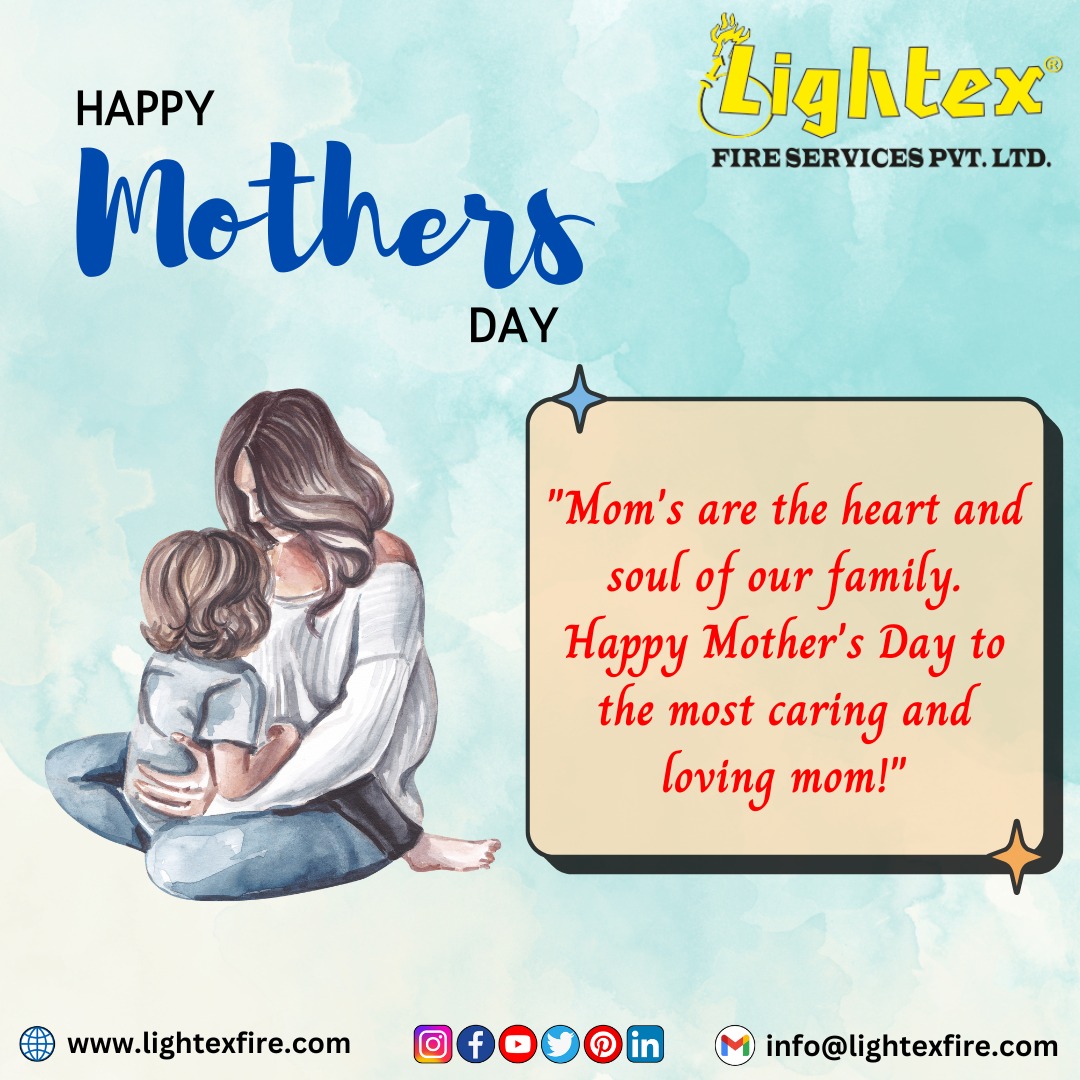 'Happy Mother's Day!'

#HappyMothersDay #MothersDayLove #FamilyFirst #MomAndChild #MothersDay #MomLove #MotherAndChild #UnconditionalLove #MomLife #MomsRock #ThankYouMom #Motherhood #lightex #fireprevention