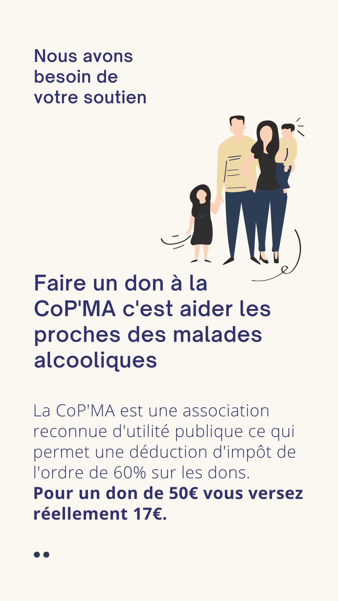 CoPMA5's tweet photo. CoP’MA a besoin de votre soutien.
Pour nous aider financièrement : https://t.co/Qufm2EVQ9M
#addiction #alcoolisme #procheaidant #prochesaidants #addict #addictaide #alcoolique #alcool #prévention #RisquesAlcool #famille #copma https://t.co/9XByR4rCWv