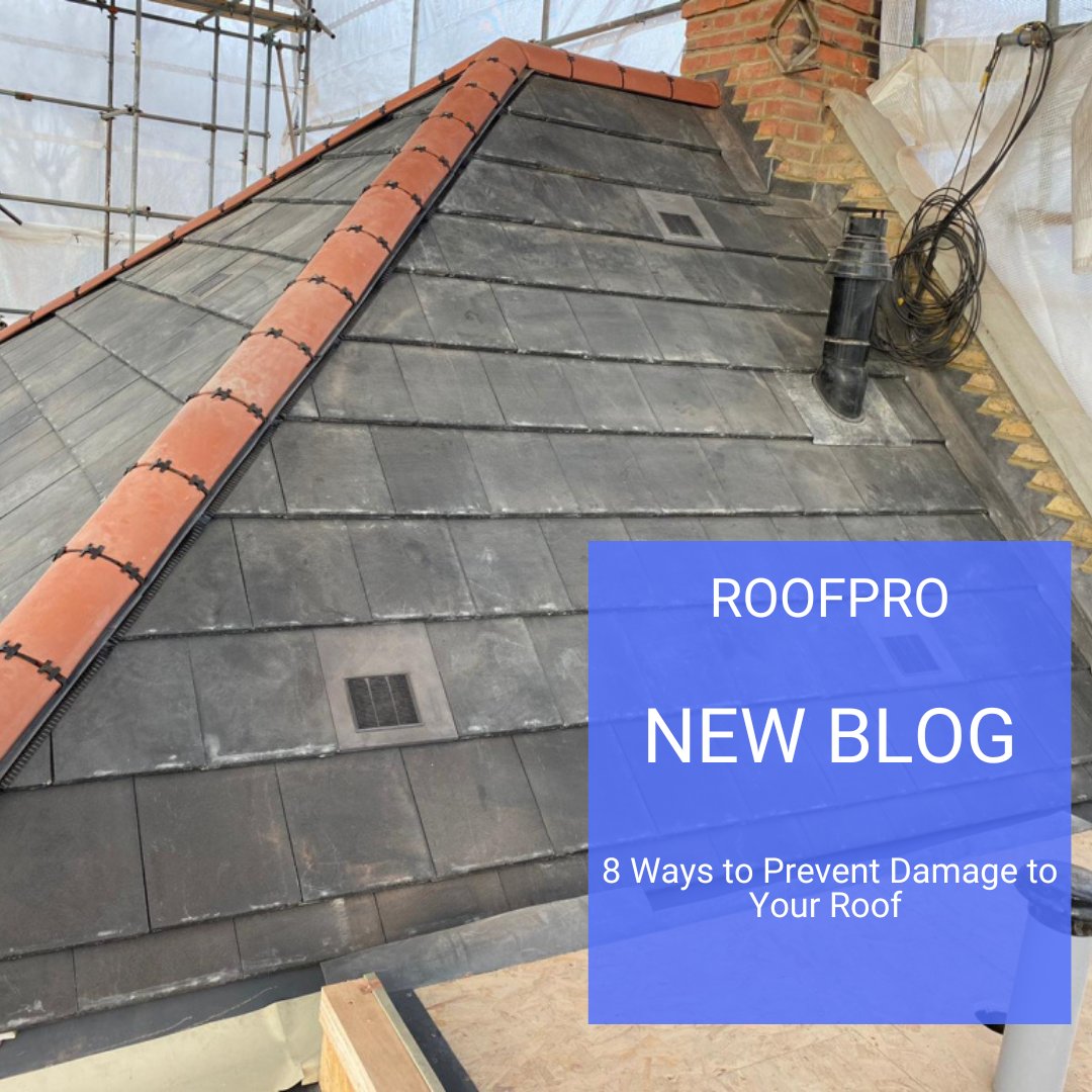 roofproldn's tweet image. If your roof gets damaged, it can be costly in more ways than one. Check out our latest blog on 8 Ways To Prevent Damage To Your Roof. #roofingblog