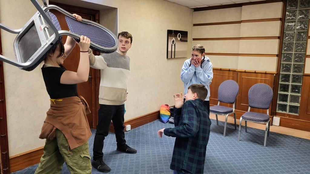 GaietyCL's tweet photo. Rehearsals for #WFPositiveStories are in full swing! 

Watch for more news about #PSFNT3 hitting The Gaiety stage very soon! Find out more info at https://t.co/6CqqXWUpK8

#youththeatre #creativeengagement #creativelearning #scottishtheatre #ayrgaiety #youththeatrearts https://t.co/fsSMCtCNax