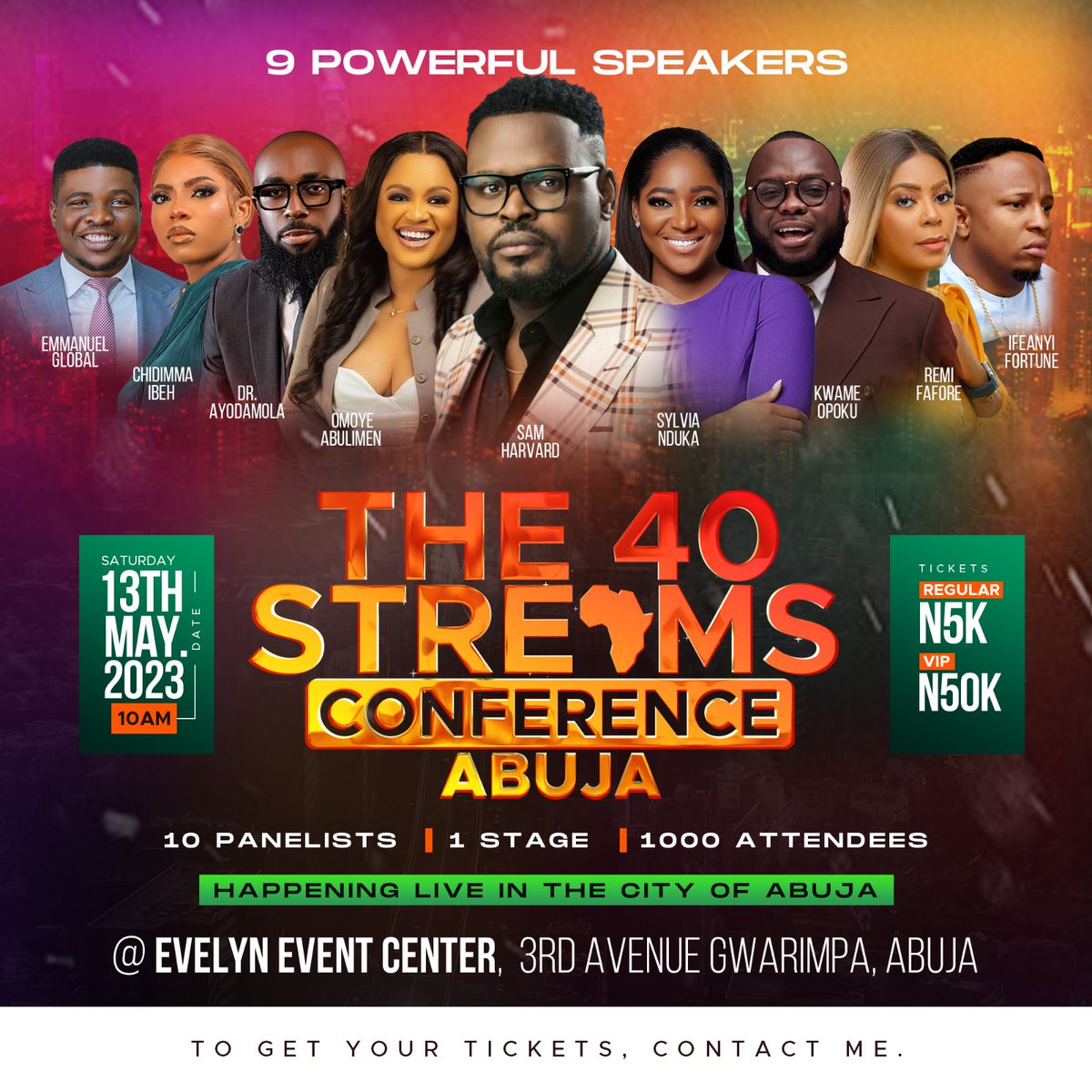 EminentAugusta's tweet photo. πABUJA YOU ARE NEXT
Here is the link to watch a 10 minutes video presentation that explains more about the Abuja 40 Streams Conference
π
Connect with ur Lead Consultant Here
https://t.co/qX9ASOFmyY
#40streamsconferenceabuja
#40streamsconference
#40incomestreamsconference https://t.co/KdxjjqRIfB