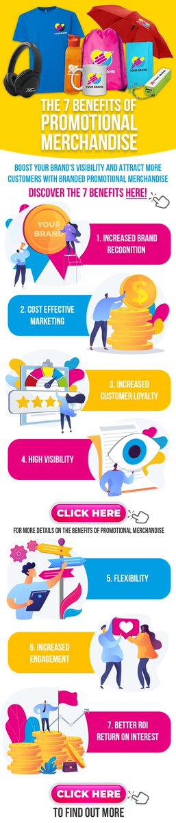 Here is a list of reasons why Promotional Merchandise can benefit your business. Click the link to find out more and see how we can assist you. conta.cc/3pnS1lT
conta.cc/3nIMwxv
