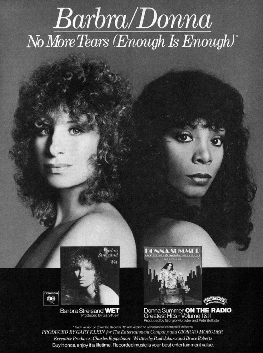 not only was it the first female collaboration to hit #1 but it was also written by 2 gay men, sang by 2 gay icons, and went #1 during the height of the anti-disco movement.. the definitive queer anthem if u ask me!