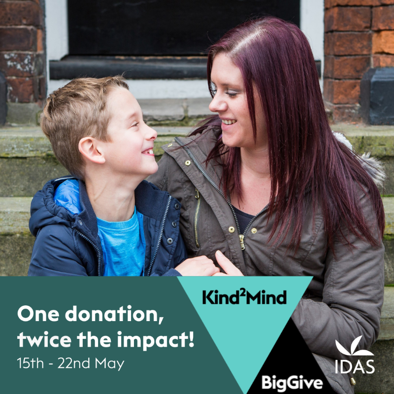 IDASfor100's tweet photo. Please support victims and survivors of domestic abuse during #MentalHealthAwarenessWeek by donating to our match-funded campaign with @BigGive; one donation, twice the impact. Email fundraising@idas.org.uk and receive a reminder when our campaign launches on Mon 15 May.