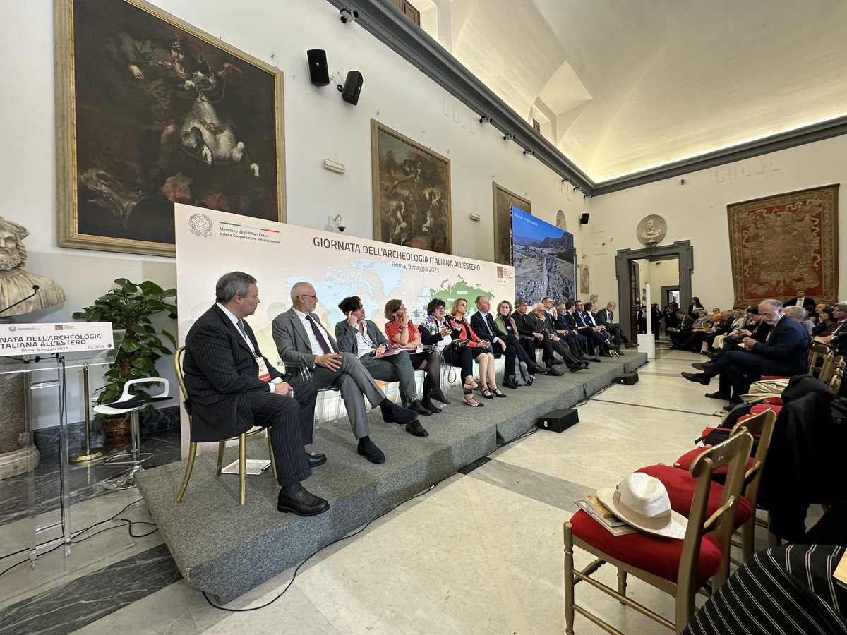 Oggi in Campidoglio la prima #GiornatadellArcheologiaItalianaallEstero le Missioni 🇮🇹 strumento fondamentale di #DiplomaziaCulturale per conservare e valorizzare il #Patrimoniomondiale