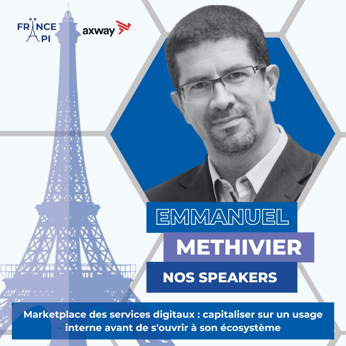 FranceApi's tweet photo. Connaissez vous le rôle des marketplace dans la valorisation des services digitaux ? 🤔
Réponse le 13 juin lors de france API avec Emmanuel METHIVIER, Business Program Director chez @Axway ! 🎙
Réservez votre place gratuitement : https://t.co/TeoruYiDkQ
#api #dsi #franceapi https://t.co/Nq6mbp0on2