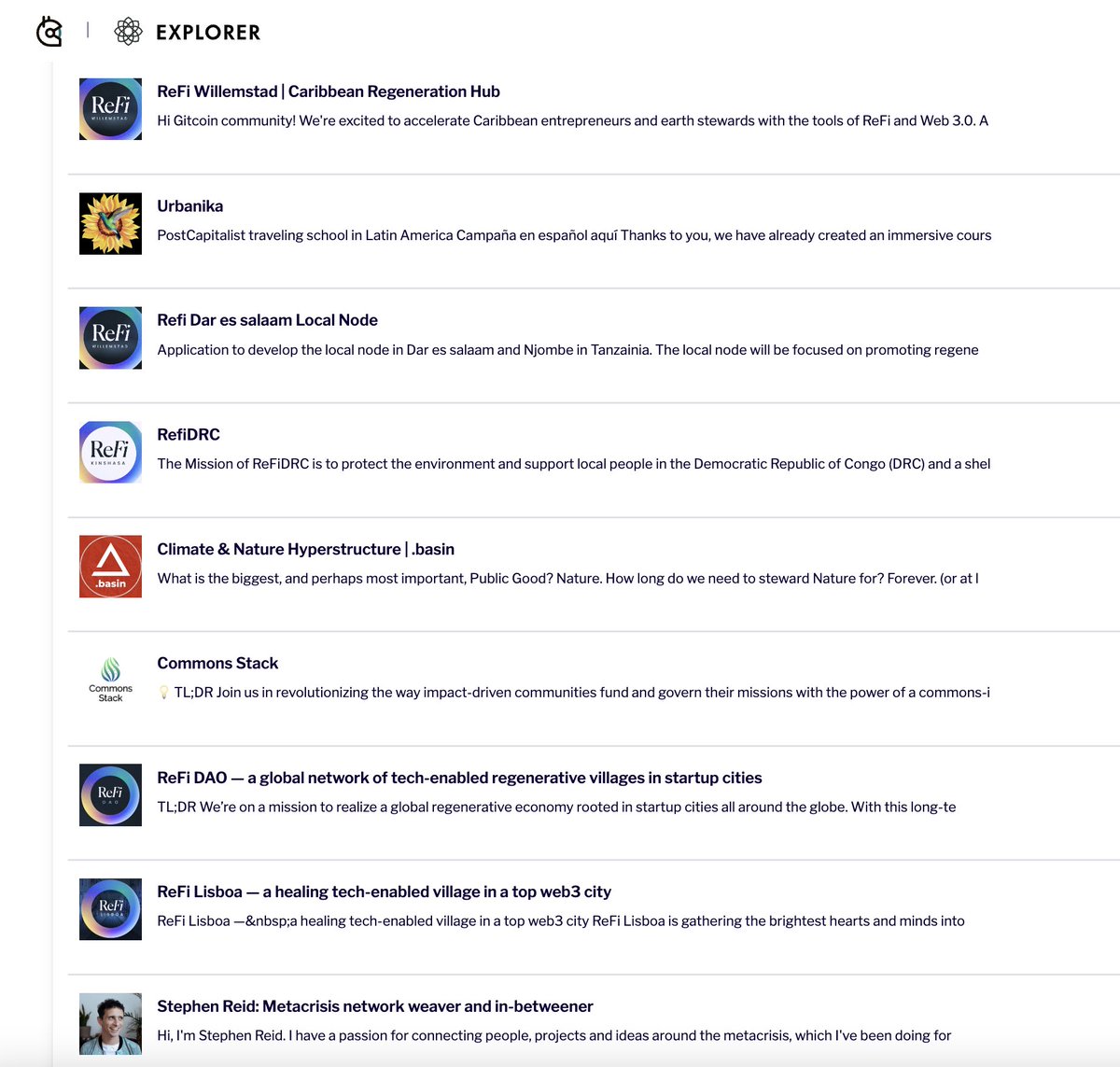 MontyMerlin's tweet image. Address the #Metacrisis on @gitcoin!

@ReFiMedellin @ReFiSanJose @ReFiLagos01 @ReFiParamaribo @refimexicocity @RefiWillemstad @RefiDRC @ReFiMiami @0xUrbanika @machuche_ @dot_basin @commonsstack @lunarpunk_0x @givepraise 💚💚💚

Last day! 👇explorer.gitcoin.co/#/round/1/0x8a…