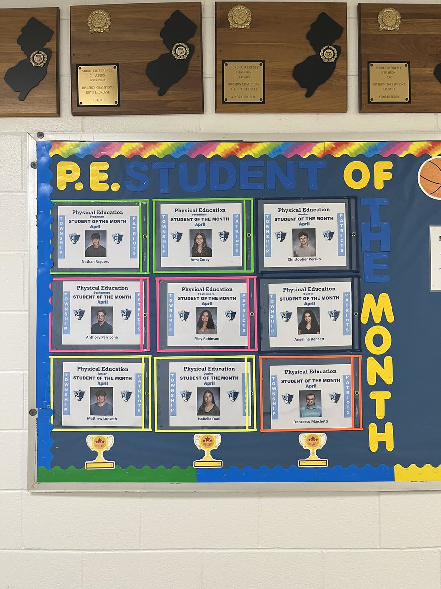 FTHSPhysEd's tweet photo. PE STUDENTS OF THE MONTH! https://t.co/3UAI2PhKMb