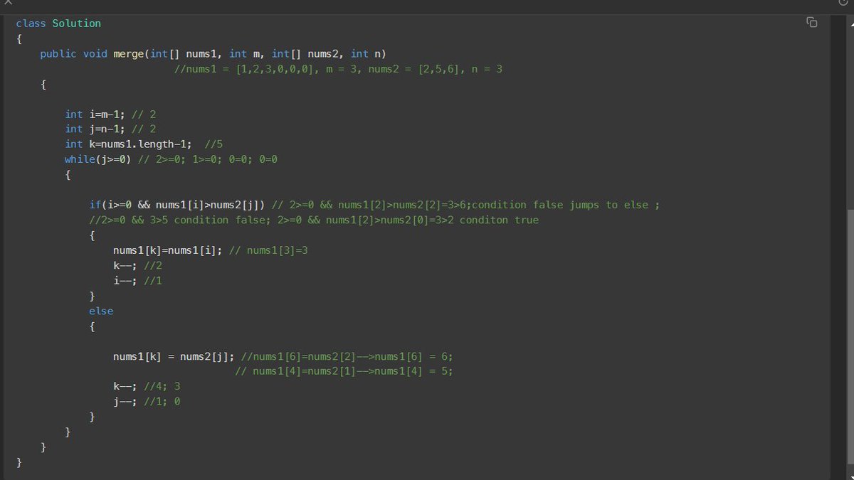 TanujChaganti's tweet image. #100Daysodcode
#leetcode
Merge Sorted Array