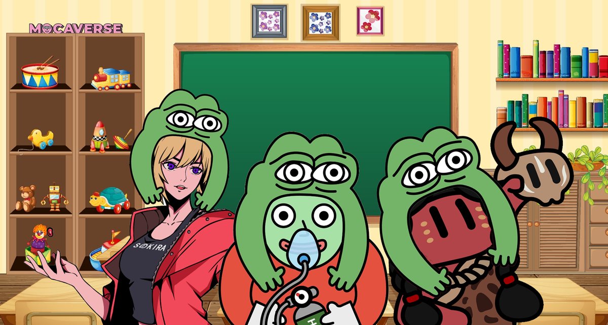 williamcoinx's tweet photo. 3 classmates graduated in pepe-season
@mocaversenft
@Azuki  @pepecoineth @CheersUP_NFT 
#MocaDreamer #MocaBuilder #MocaAngel #MocaNeo #MocaConnector https://t.co/g8SlfzujWb