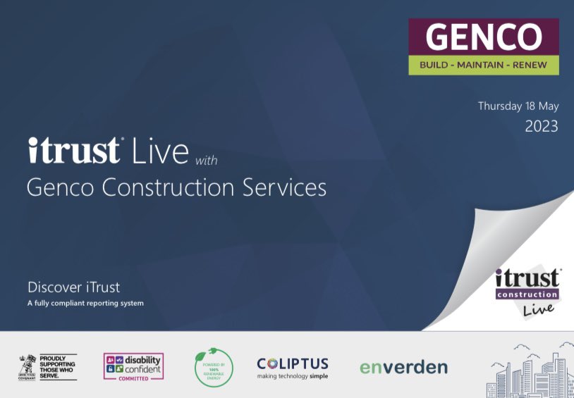 GENCO is a customer focused maintenance, construction and refurbishment contractor working within the construction industry. You can find them at gencocs.co.uk #WorkingTogether @1kevincampbell @AshMindSet @vanillaweb @GencoCS @johno_67 @Construonetwork @mark_parrin