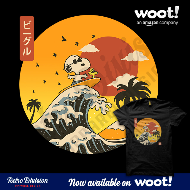 'The Great Beagle off Kanagawa' placed 1st on @woot! 's #derby! #Thank you for your support, you are #awesome! Want some refreshing apparel? Get it here shirt.woot.com/plus/the-great…

#woot #shirtwoot #summer #summershirt #kanagawa #beagle #snoopy #surf #wave #design #japan #shirt
