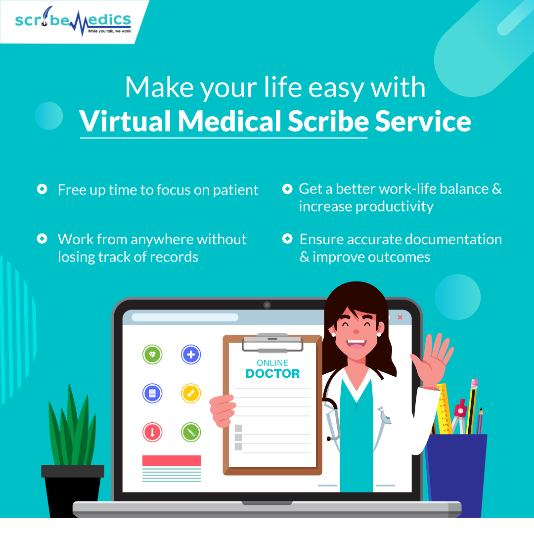 Do you need help keeping up with your medical documentation? 
Virtual medical scribes can help!

Contact us today.
scribemedics.org/contact

#ScribeMedics #VirtualMedicalScribeServices #StreamlineYourPractice #ReduceWorkload #QualityPatientCare #PaperworkIsTheEnemy #LetsConquerIt