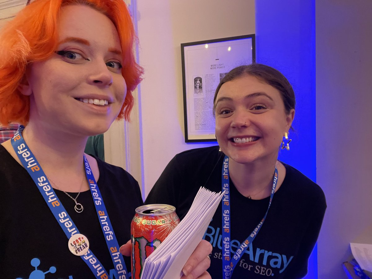 Spent the whole Bank Hol weekend thinking about how lucky I am to work with the incredible people at <a href="/bluearrayseo/">Blue Array</a> 💙 feeling very grateful!!!