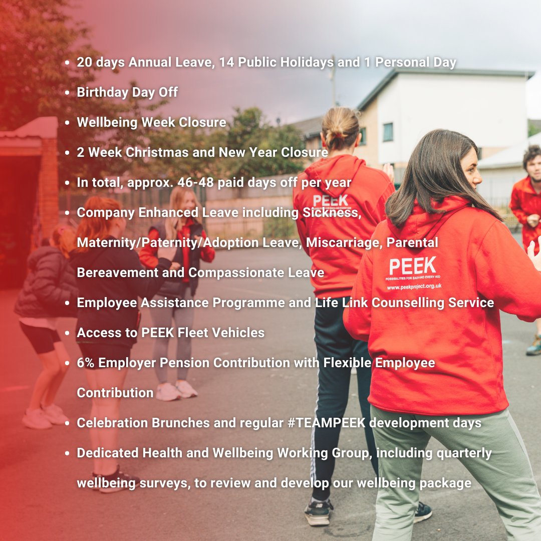 We're excited to announce an opportunity to become our new Volunteer Support Worker within #TEAMPEEK. You will provide high-quality development opportunities for young people while making a positive impact in our community.

Apply now! peekproject.org.uk/jobs-opportuni…