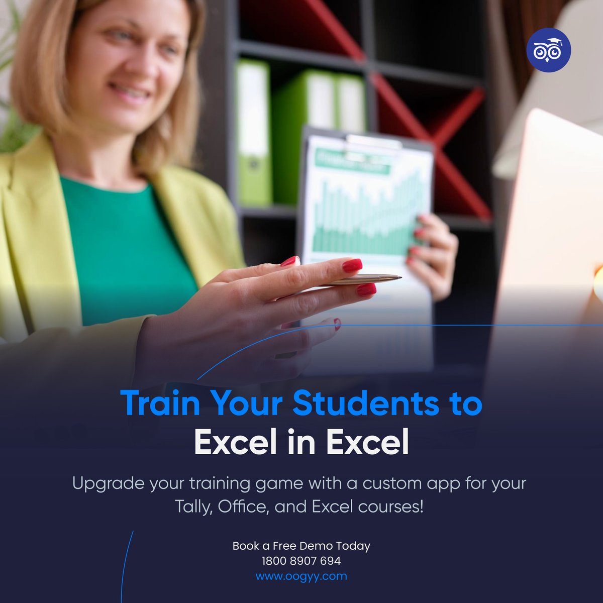 Oogyy_App's tweet image. Create the perfect platform to engage and educate your students today.

Toll-Free - 1800 890 7694
Learn more: oogyy.com

#excel #exceltraining #excelcourses #excelclass #onlineexceltraining #coachingapp #tallytraining #tallyonlinecourse #oogyy