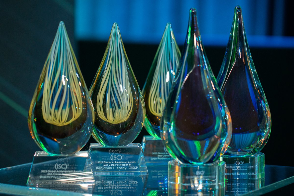 ISC2's tweet photo. Tell us about an outstanding #cybersecurity professional today!  There are only a few days remaining to nominate a colleague deserving of recognition at this year’s (ISC)² Global Achievement Awards. 

Submit today with no charge nomination submission: https://t.co/Fo8lKXzCun https://t.co/xkJS0nxSpu
