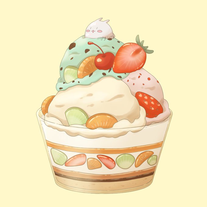 「cream kiwi (fruit)」 illustration images(Latest)