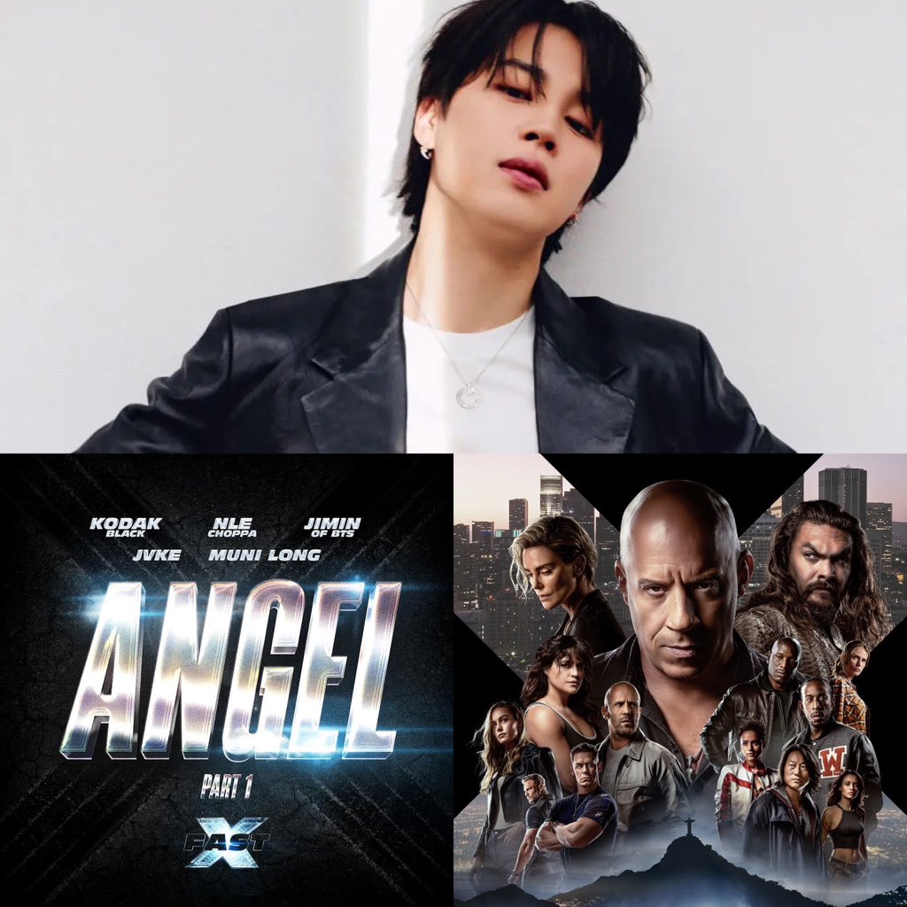 [NEWS]  #JIMIN will released a song “Angel Pt. 1” with other artists for upcoming Movie Fast and Furious 10  #FASTX on May 18!
