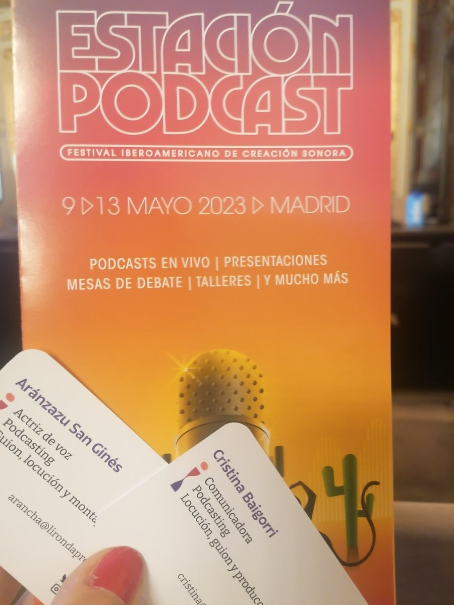 En #estacionpodcast @PodcastEstacion @Subterfugerec en @casaamerica @aransangines @LirondaP