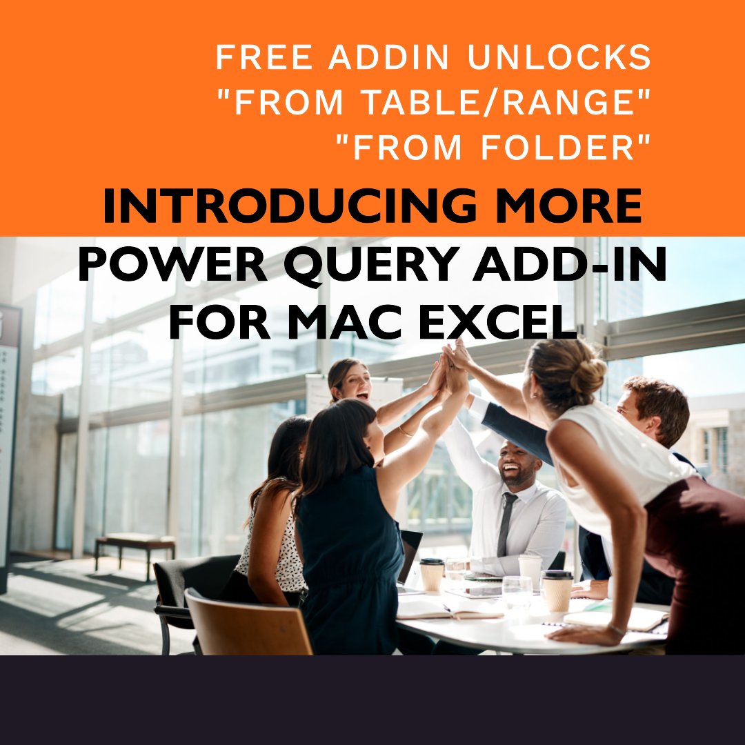 MrExcel's tweet image. Mac Power Query is missing &quot;From Table&quot; and &quot;From Folder&quot;. @smozgur  brings that functionality to Mac Excel in a free VBA add-in. mrexcel.com/board/excel-ar…