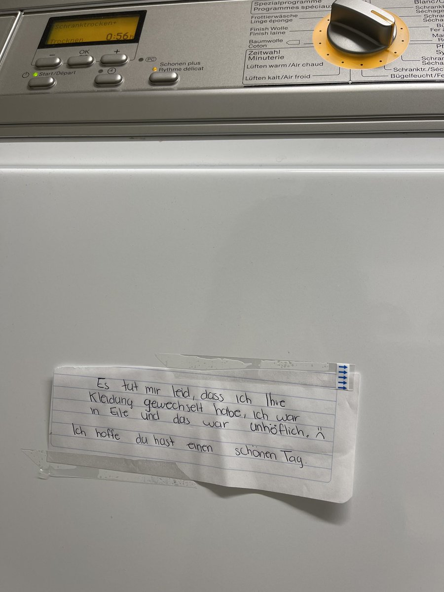 Yo aceptando mis errores después de un impulso. Contexto: en mi edificio compartimos lavadora y secadoras y saque todos los chones del vecino para meter lo mio xq se habia tardado 2 min mas en recogerlo, recapacite y me disculpe