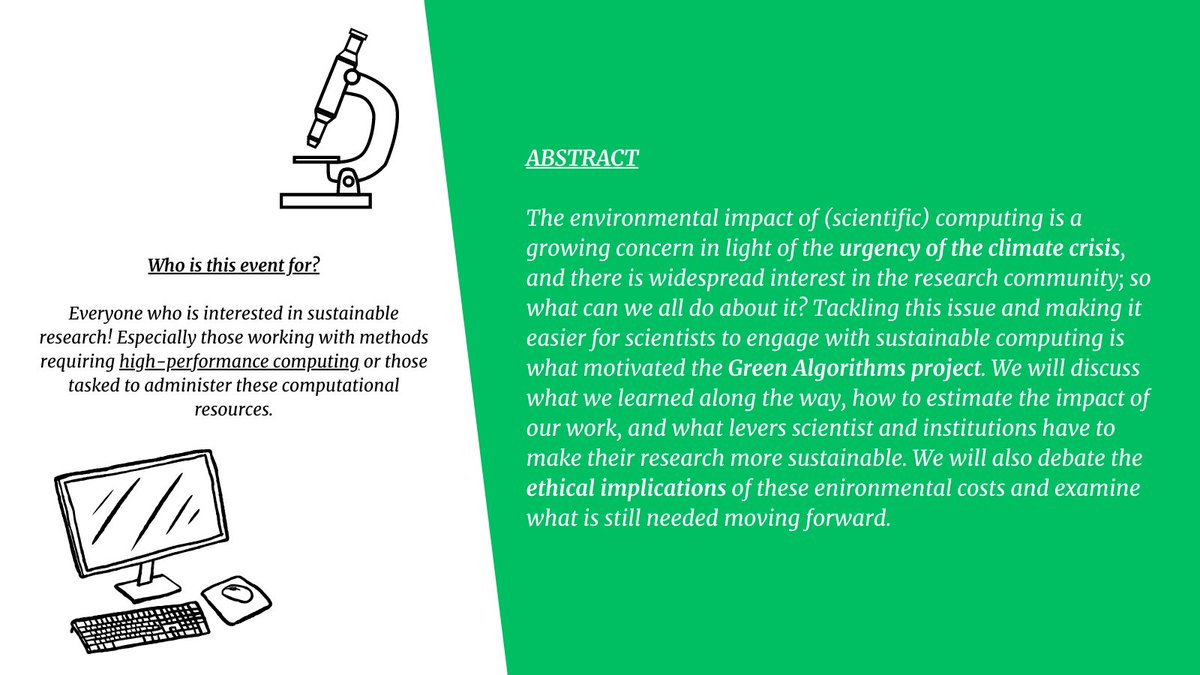 🚨 HAPPENING TODAY 🚨 Our talk and workshop with @Loic_Lnlg ! No registration required, join us at UZH Irchel to learn about #sustainablecomputing 🤖