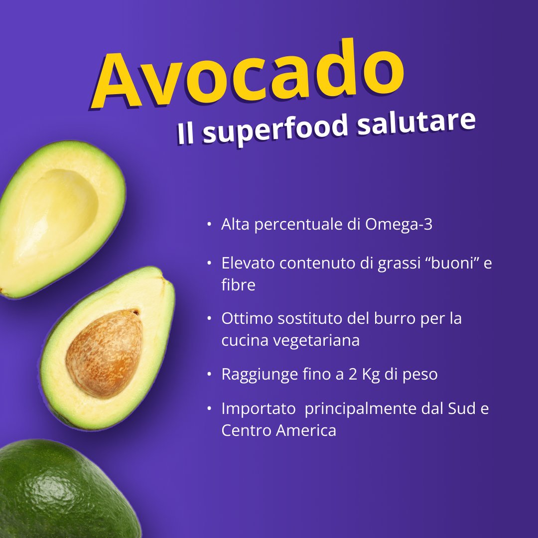 getir_it's tweet photo. L'avocado: il superfood tropicale fonte di molti micronutrienti tra cui vitamina A, vitamina C, vitamina E, ferro, potassio, calcio e magnesio.
...ed è ottimo sui toast! 🥑

#avocado #avocadolover #superfood #getir #laspesainpochiminuti https://t.co/0EEXmogqbP