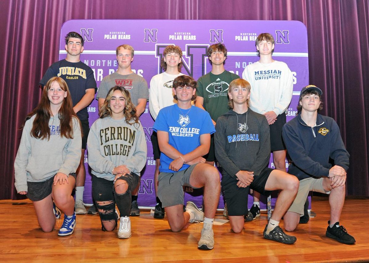 Yesterday, 10 Northern Student-Athletes signed to play at the collegiate level. We are very proud of you!!