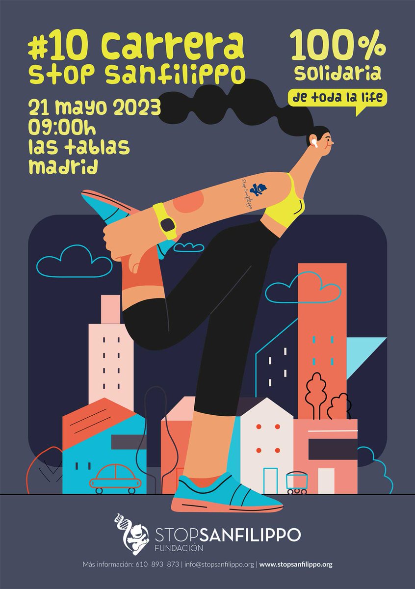 Lineamadrid's tweet photo. Aquí se corre con corazón... ❤🏃
«Carrera popular Stop Sanfilippo» de @StopSanfilippo 👉 https://t.co/hoR03WSAtB
#EnfermedadesRaras 
#SíndromeSanFilippo https://t.co/BcECI3oCAB