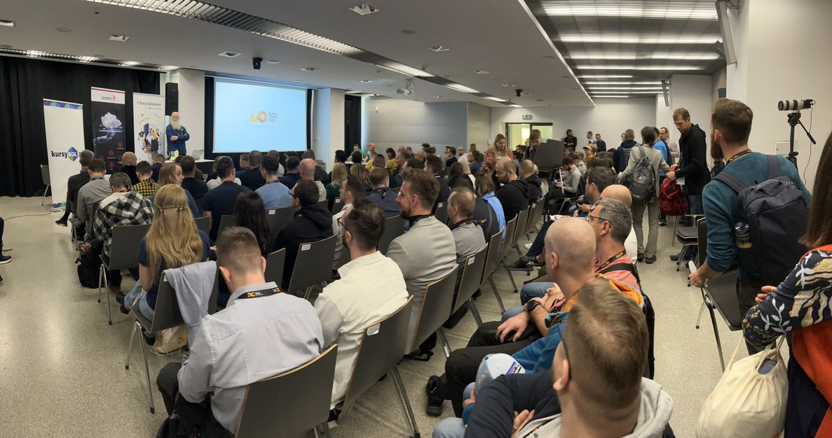 NowinskiK's tweet image. Absolutely full room at @intoleranse session about Data Lakehouse.
@sqlday #sqlday