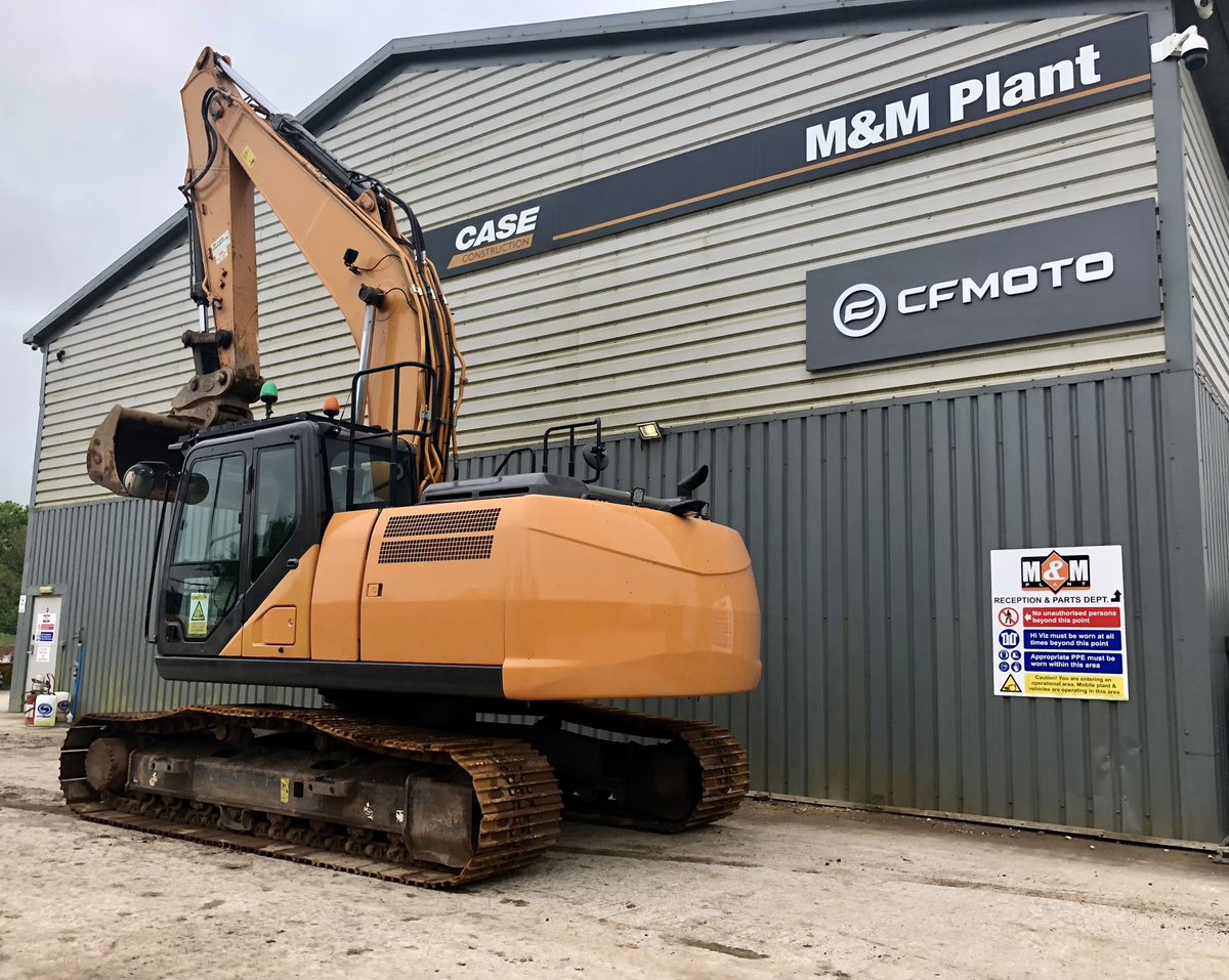 mandmplant's tweet photo. Used @CaseCE_EU 🦅 #CX210D, this 2019 machine is in great condition with only 2500 hours and has just been listed for sale, so what are you waiting for? Call our sales team now on 01566880084! #excavator #digger #case #casece https://t.co/oq2Cuih739