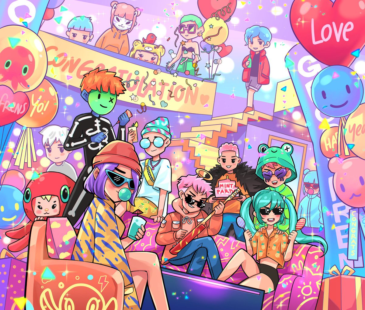 Our minting phase is open for another 24 hours! Any remaining Groovy Frens will now be available to the Public! 😱😱

Last chance before we begin our reveal party! 🥳✨