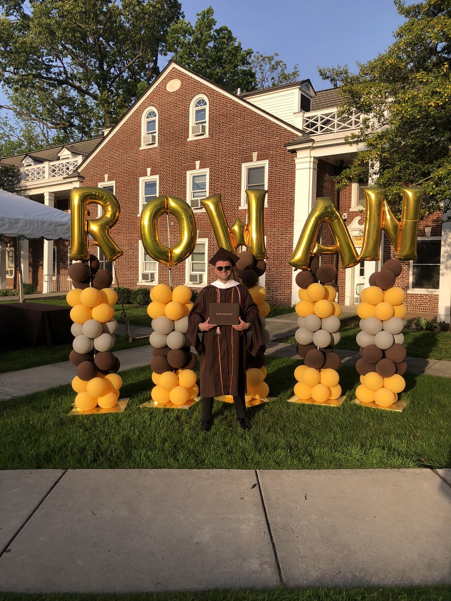 Graduated with my MA in School Administration from @RowanUniversity last night🎓 🦉