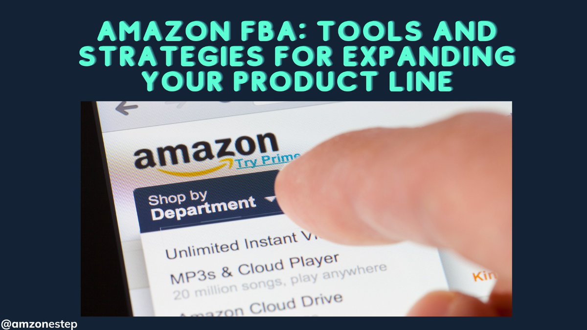 AZonestep's tweet photo. Amazon FBA: Tools and Strategies for Expanding Your Product Line https://t.co/HZCLvWxhsJ https://t.co/3mEG8jMTID