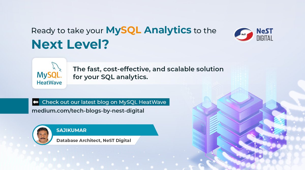 NeSTdgtl's tweet photo. Our latest blog explores this fast, cost-effective, and scalable solution for MySQL analytics. Plus, don't miss our upcoming webinar 'Turbocharge Your MySQL with HeatWave' on the same topic!

Register Now https://t.co/l30Tbz7Qsk

Read more: https://t.co/tK99CCWApD
#MySQL https://t.co/VxvKJvnmc0