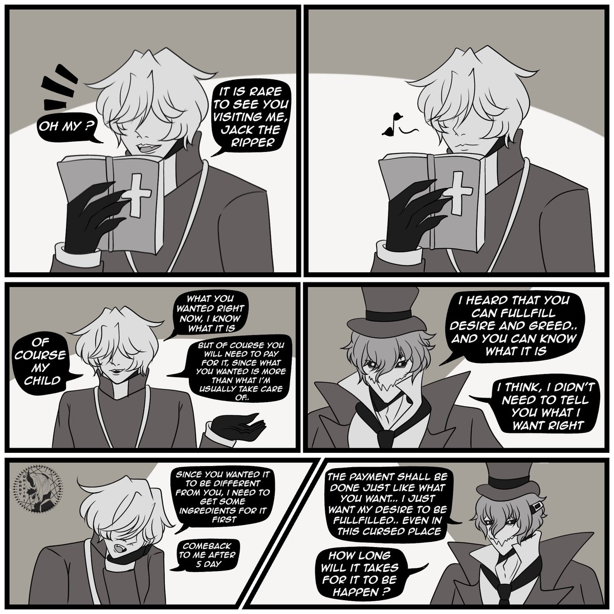 Baby_Onikiri's tweet photo. Manor AU. -Ripper Desire Part 1-
Ripper wanting something from Black Sheep
#JackTheRipper #ripperjack #リパジャ #RipperJack https://t.co/RVoAZbZMan
